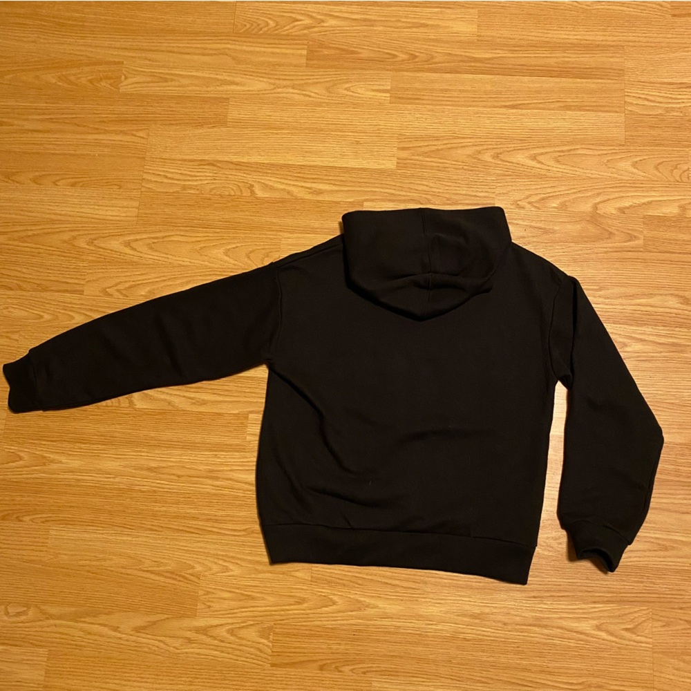 Juicy Couture Kids hoodie size youth XL/16 black long sleeve logo - Picture 11 of 12